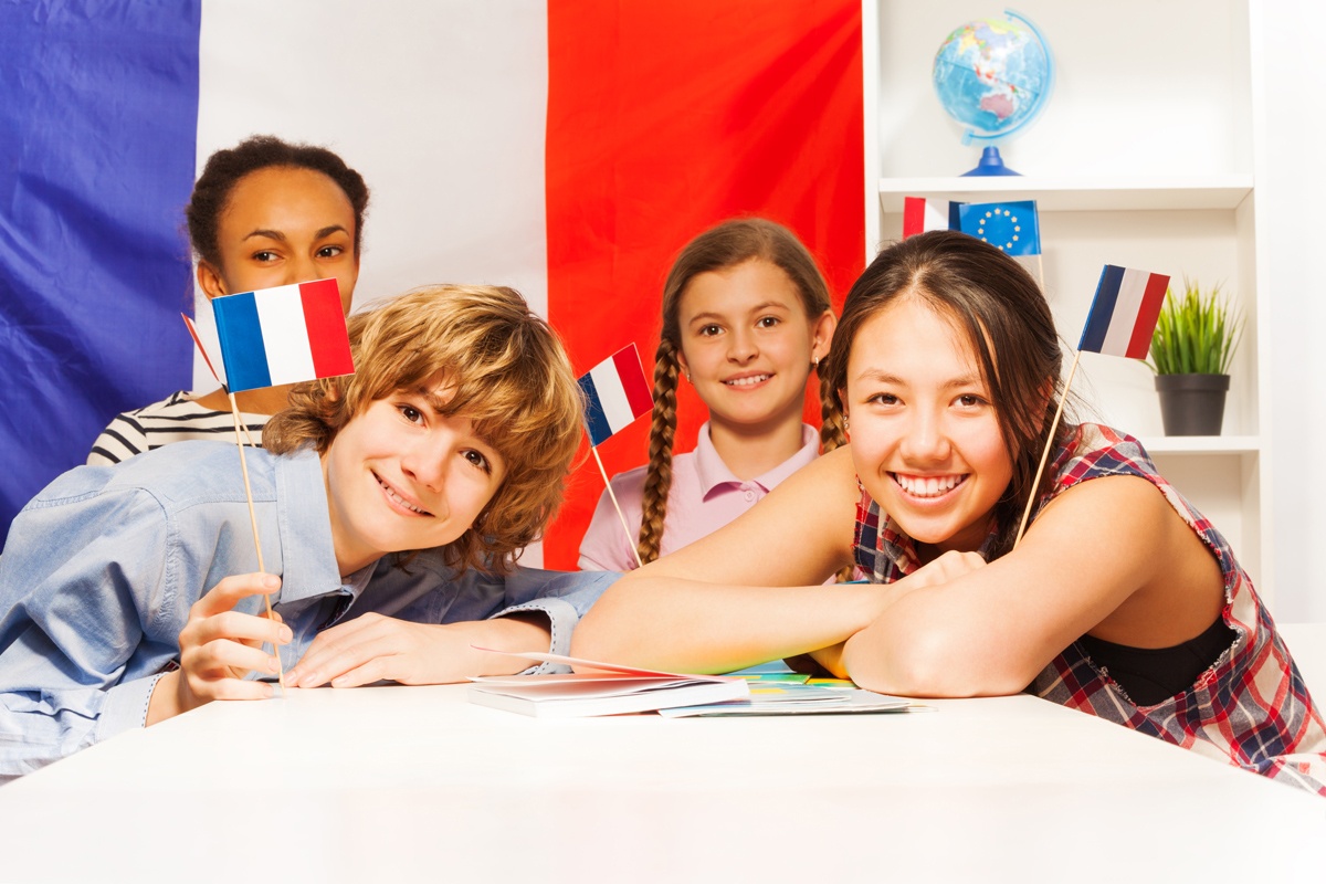 Students, French Immersion, French, Flag, Middle School